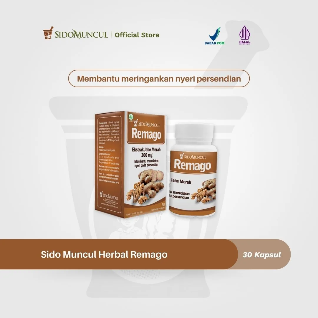 Sido Muncul Remago Herbal - Rematik Nyeri Sendi