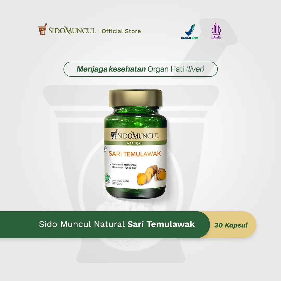 Sido Muncul Herbal Sari Temulawak - Hati Sehat Antioksidan Hepatitis