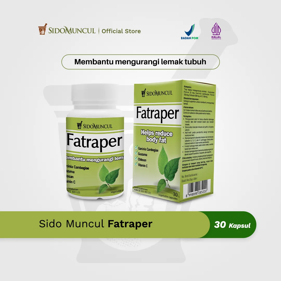 Sido Muncul Fatraper 30 Kapsul - Membantu Mengurangi Lemak Tubuh